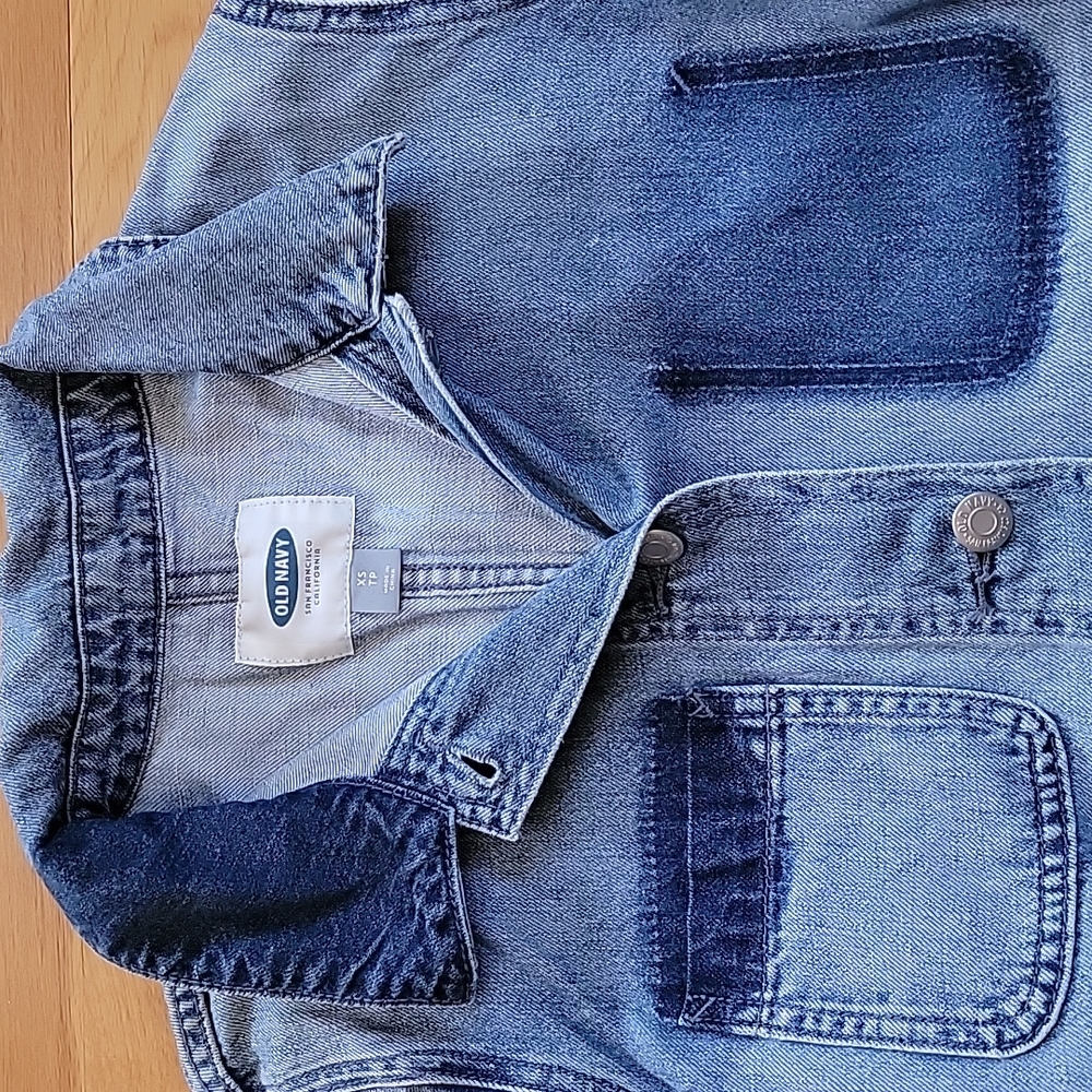 Old Navy Two Tone Denim Chore Jacket - Picture 3 of 5
